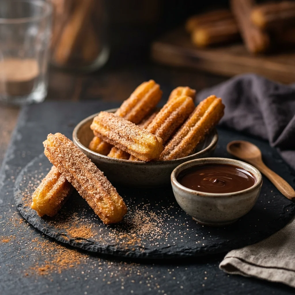 Churros con Chocolate